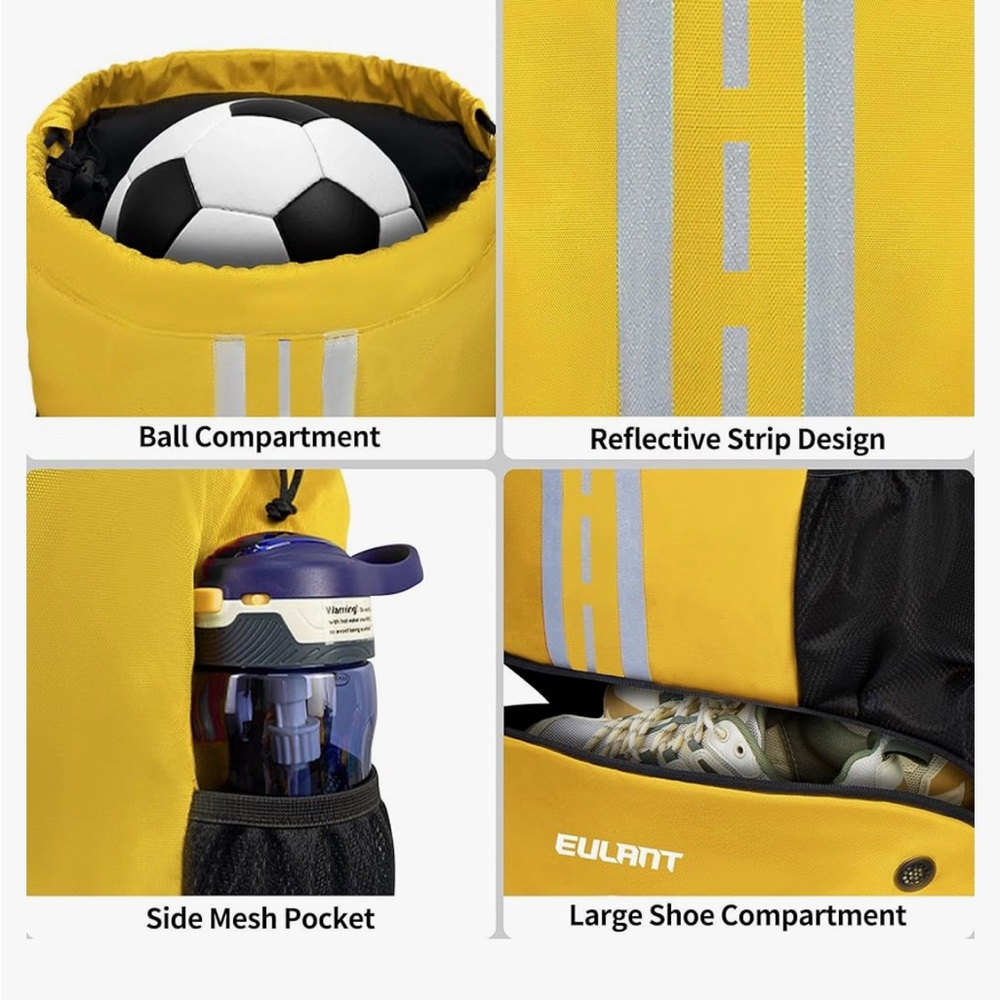 Sport Drawstring Gym Backpack - Picture 4 of 5
